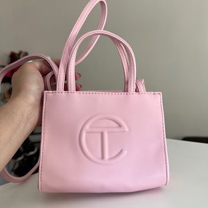 Small bubblegum pink telfar